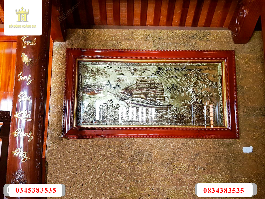 Tranh đồng thuận buồm xuôi gió đẹp