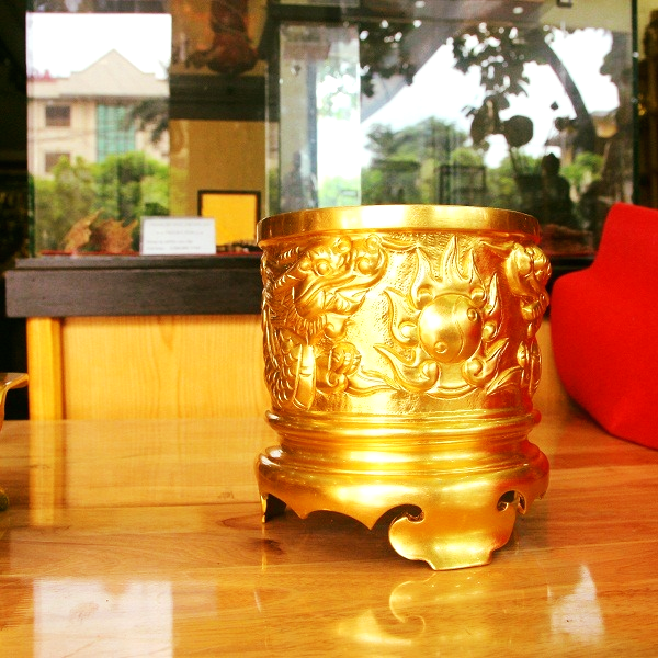 Bát hương dát vàng cao cấp
