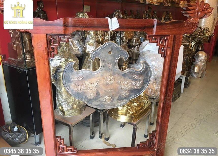 Khánh đồng kèm giá treo đẹp