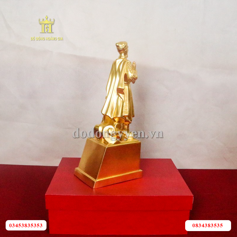 Trần hưng đạo đồng vàng dát vàng cao cấp