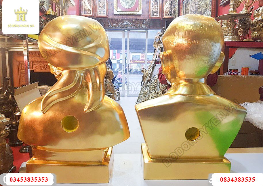 Tượng đồng dát vàng cao cấp