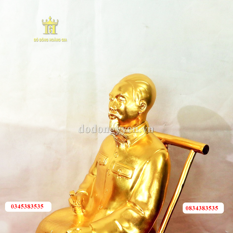 Tượng bác hồ dát vàng cao cấp