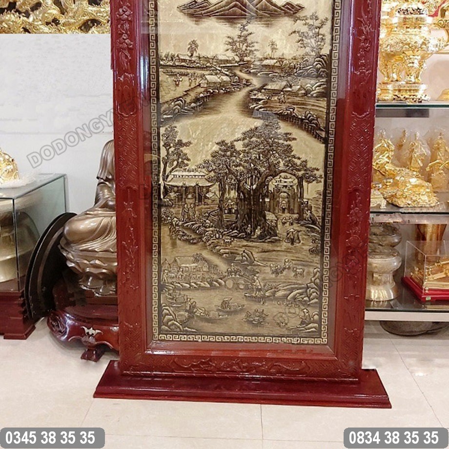 khung gỗ gụ