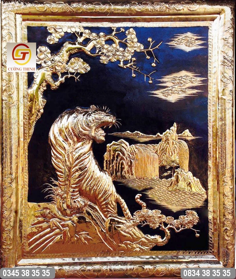 tranh đồng chúa sơn lâm