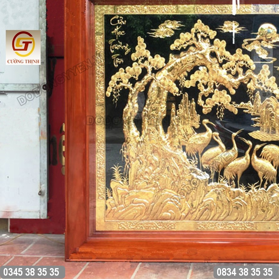 tranh đồng cửu hạc