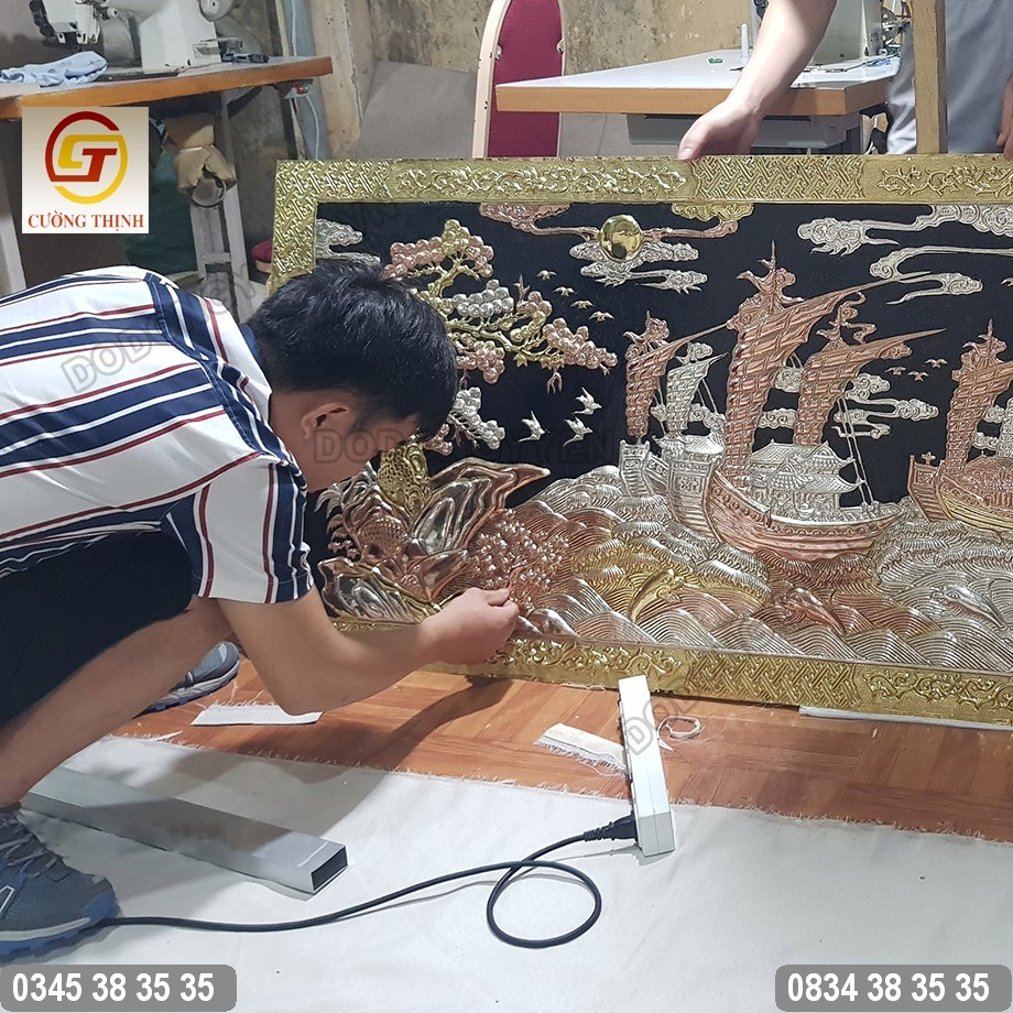 chăn chút tỉ mỉ bởi các nghệ nhân