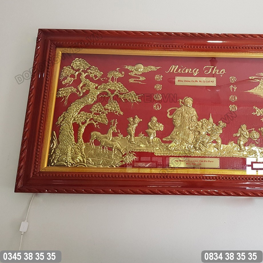 khung tranh đồng bằng gỗ tự nhiên