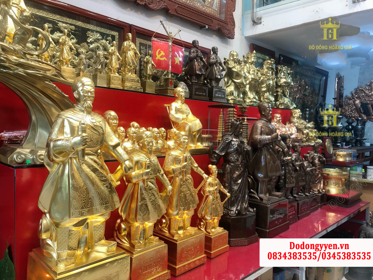 Mẫu tượng Trần Hưng Đạo với nhiều kích thước