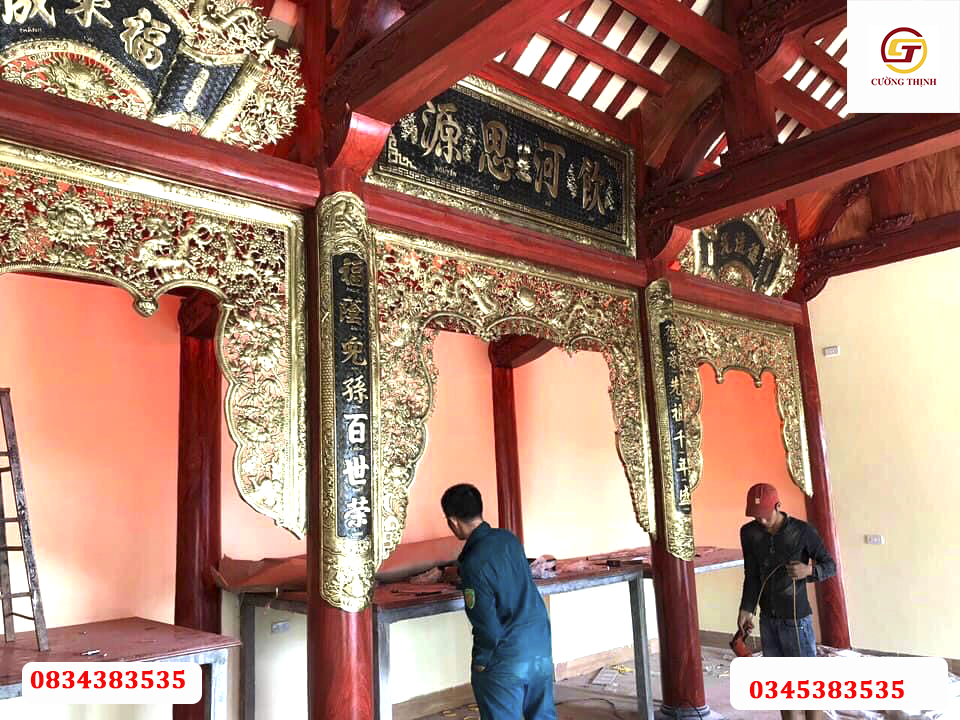 cửa võng bằng đồng vàng nguyên chất