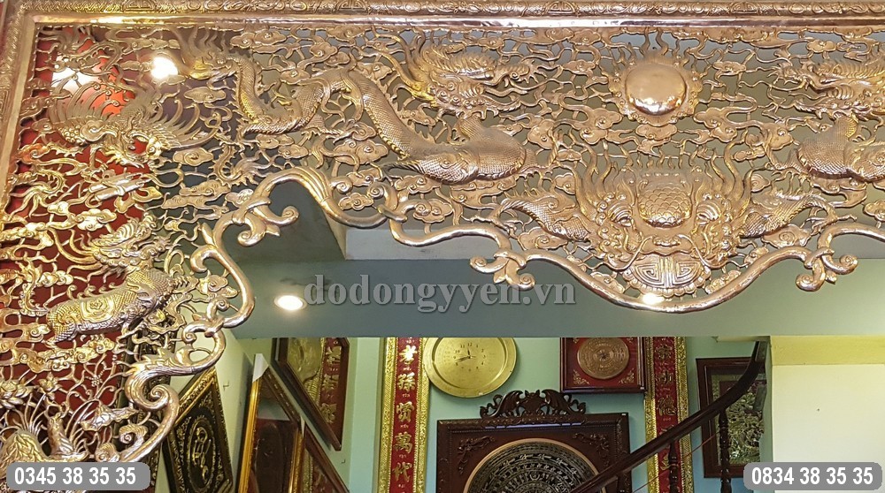 cửa võng bằng đồng vàng