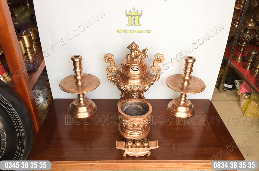 đỉnh đồng đỏ nguyên chất cao cấp cho khách hàng