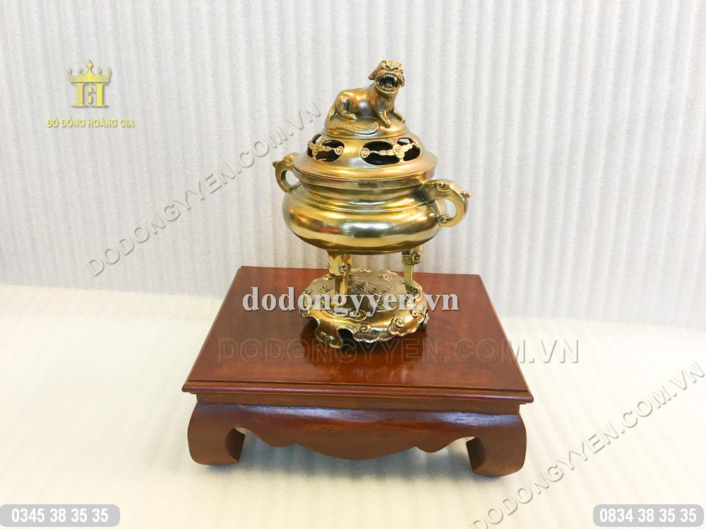 Đỉnh đồng xông trầm nghê mang lại phong thủy tốt
