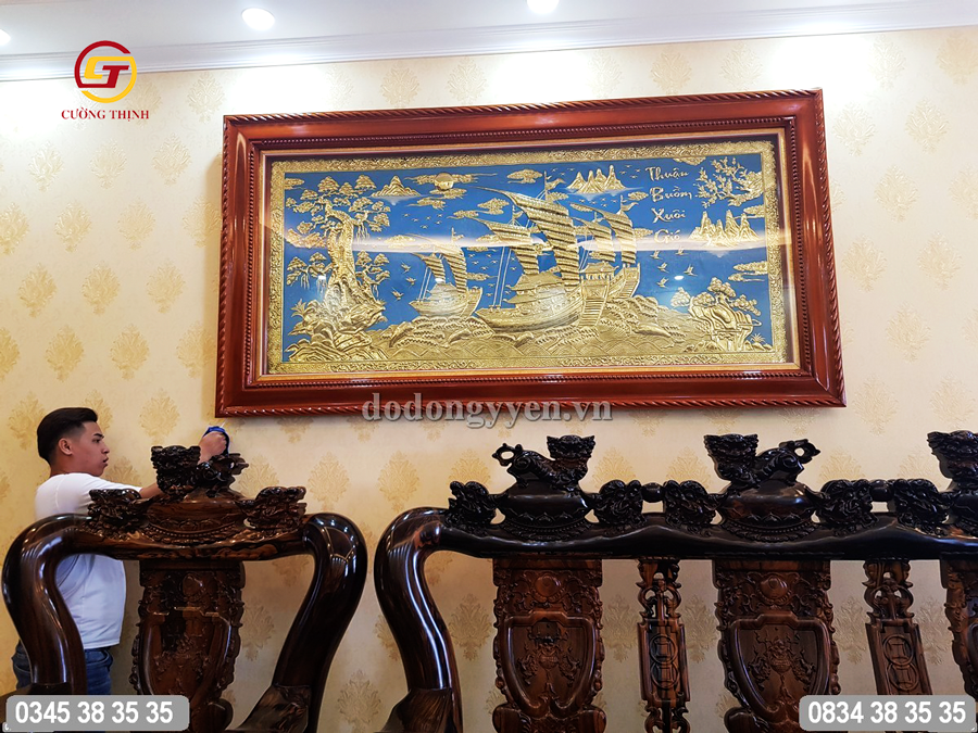 tranh-thuyen-bum-dong-vang-cao-cap
