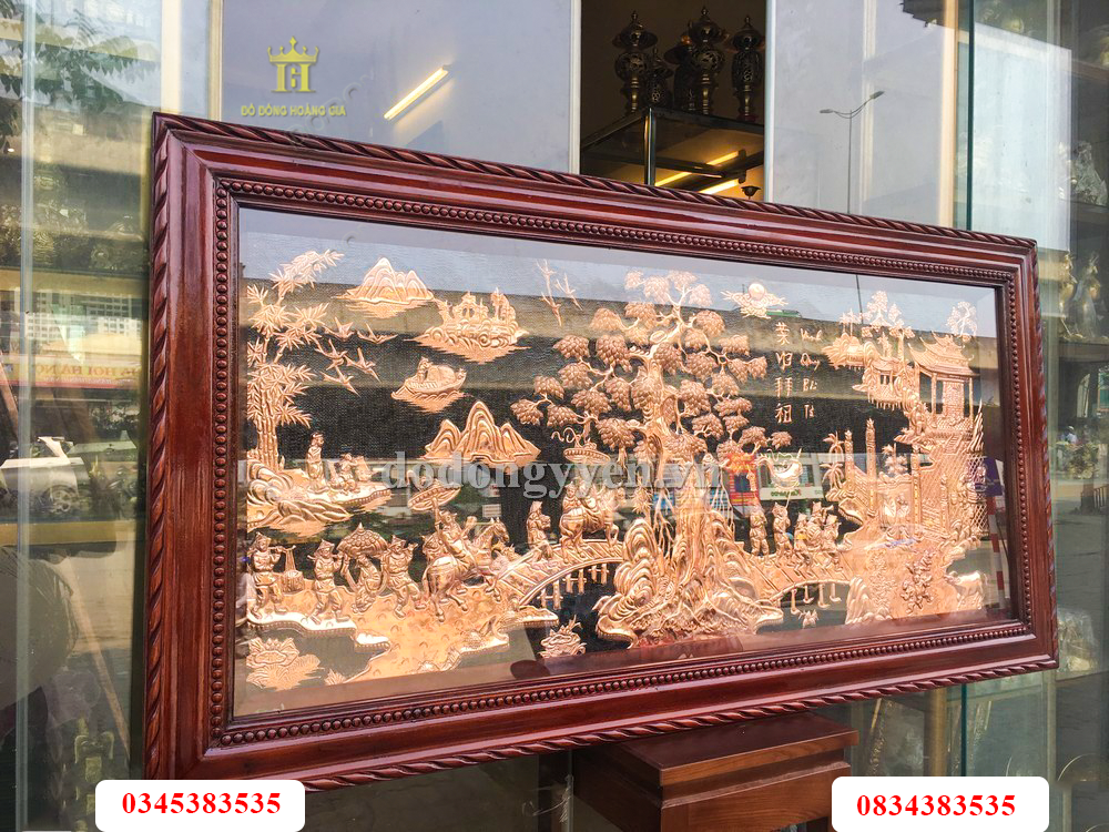Mẫu tranh vinh quy bái tổ cao cấp