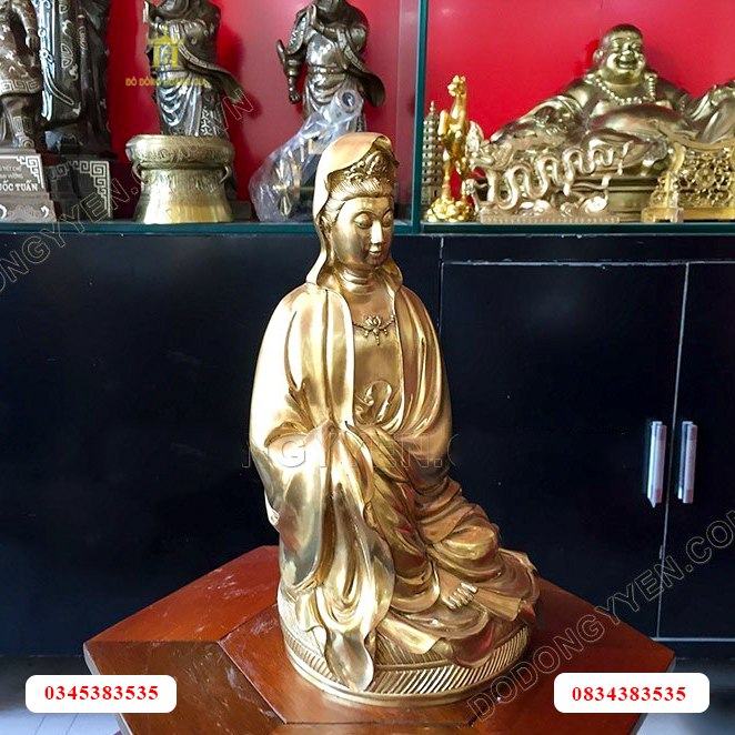 Tượng Phật bằng đồng vàng nguyên chất