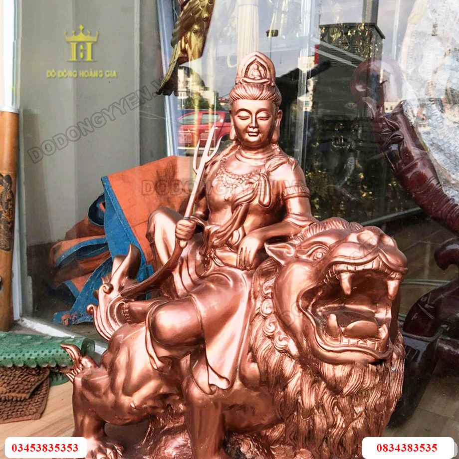 Tượng đồng văn thù bồ tát